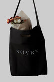 LOGO Bull Denim Tote Bag - Black | Tote - SOVRN